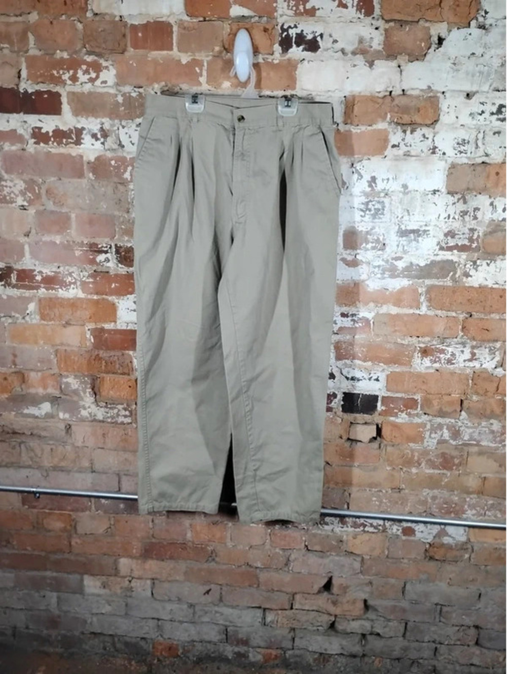 Vintage Bugle Boy Khakis Mens Size 34W 30IN